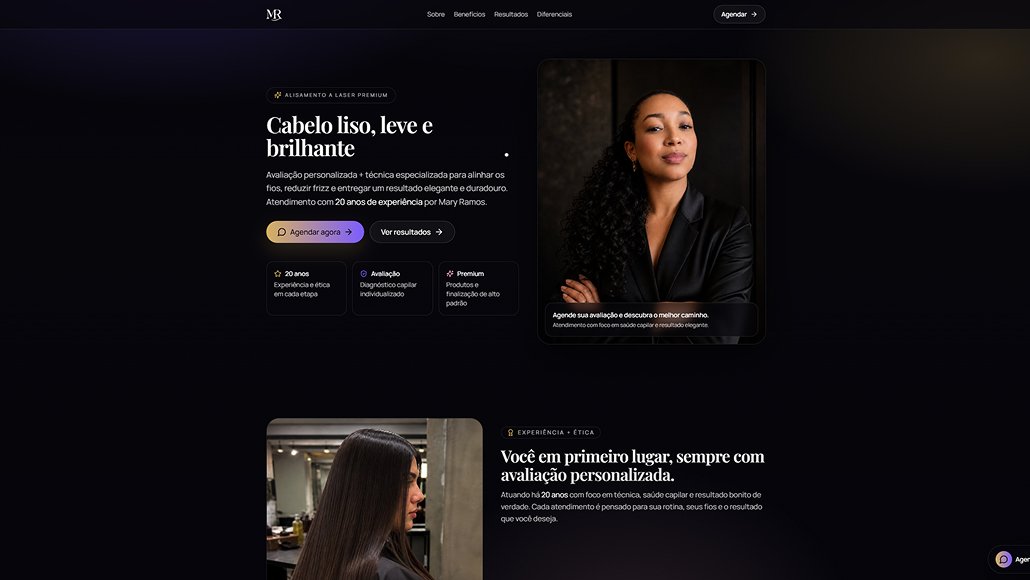 Capa do projeto Mary Ramos